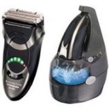 Remington MS-5500 Titanium Smart System Cord/Cordless Shaver with Cleaning Base