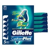 Gillette CustomPlus Pivot Razors For Men with Sensitive Skin