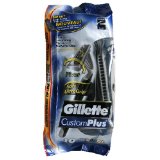 Gillette CustomPlus Razors Pivot Ultragrip with Natural Oils