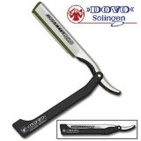 Dovo Shavette Straight Razor with Black Handle