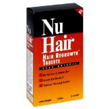 NuHair Hair Regrowth Tablets for Men, 50-Count Box