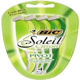 BIC Soleil Citron Pivot Shavers for Women