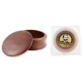 Kingsley Shave Bowl Dark Wood + Col. Conk Bay Rum Soap