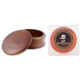 Amber Shave Soap And Kingsley Shave Bowl Dark Wood