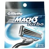Gillette Mach3 Turbo Refill Cartridges
