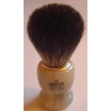 Omega 63171 Stripey 100% Pure Badger Shaving Brush with Stand