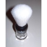 Omega Black & Clear Synthetic Bristle Shaving Brush - Vegan - #90072B