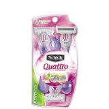 Schick Quattro For Women Sensitive Skin Hypo-Allergenic Aloe Disposable Razors