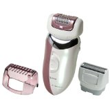 Panasonic Ladies Wet/Dry Two-Speed Epilator with Three Heads