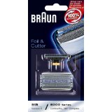 Braun 8000 360 Complete Foil and Cutter Block for Models 8995, 8985 and 8975