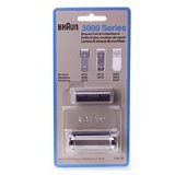 Braun System 1-2-3 3000 Series Shaver Foil and Cutter Head