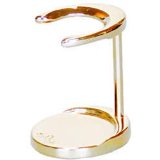 Omega Shaving Brush Stand in Golden Metal #170 - Made in Italy